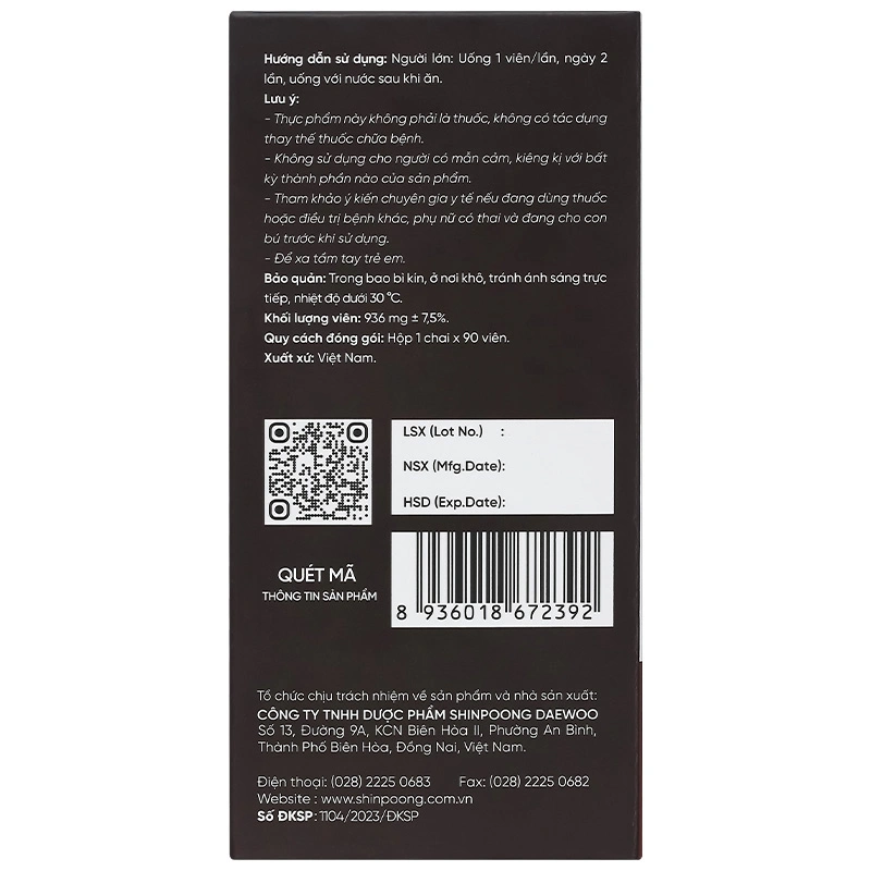 Thực phẩm bảo vệ sức khỏe Shincare Liver lọ 90 viên - 3